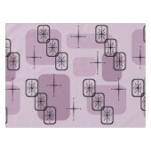 ミッドセンチュリースプモダンートニクモーヴ テーブルクロス (正面(横))