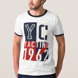 ミッドセンチュリーセーリンググラフィック – ヨット1962 Tシャツ