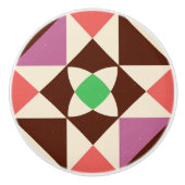 ミッドセンチュリータイル – 60年代 セラミックノブ (正面)