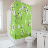 ミッドセンチュリーダイアモンドスターバストシャルトレウス シャワーカーテン (インサイチュ)