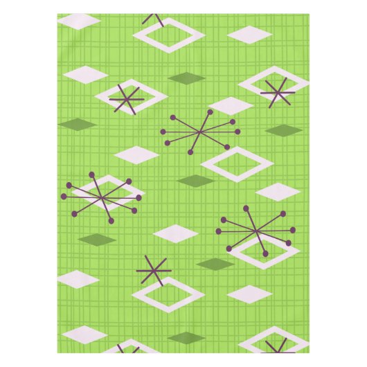 ミッドセンチュリーダイアモンドスターバストシャルトレウス テーブルクロス (正面)