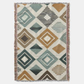 ミッドセンチュリーダイヤモダンモンド スローブランケット (正面縦)