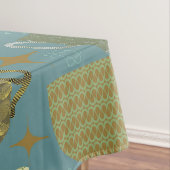 ミッドセンチュリーダスティブルーティーキャップパターン テーブルクロス (インサイチュ)