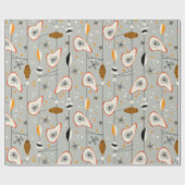 ミッドセンチュリーティキ原子包み紙 ラッピングペーパー (フラット)