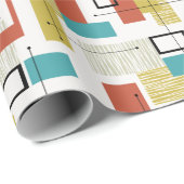 ミッドセンチュリーティキ原子包み紙 ラッピングペーパー (ロールコーナー)