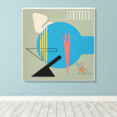 ミッドセンチュリーデザインジェイコブセンオマージュプリント キャンバスプリント (インサイチュ (ウッドフロア))