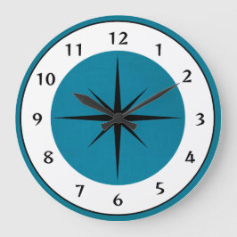 ミッドセンチュリーデザイン時計 ラージ壁時計