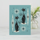 ミッドセンチュリーニャウレトロアトミック・キャッツ・オン・ブルー 招待状 (スタンド正面)