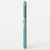 ミッドセンチュリーニャウレトロアトミック・キャッツ・オン・ブルー Case-Mate iPhoneケース (裏面/左)