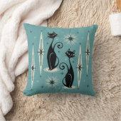 ミッドセンチュリーニャーオンブルー クッション (ブランケット)