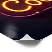 ミッドセンチュリーネオンサインカクテルアワーウーマン ポスター (コーナー)