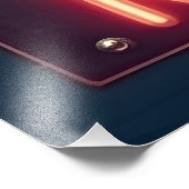 ミッドセンチュリーネオンマルティニ徴候 フォトプリント            (角)