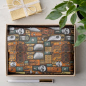 ミッドセンチュリーハロウィーンスタイル 薄葉紙 (ギフト)