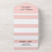 ミッドセンチュリーバナナリーフオールインワン招待状 オールインワン招待状 (外側)