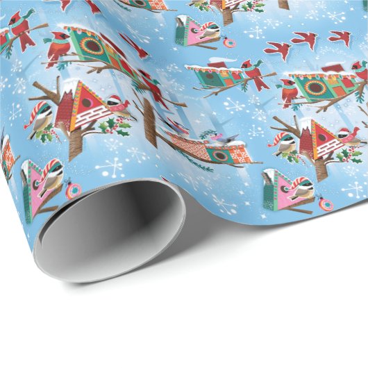 ミッドセンチュリーバモダンードハウズクリスマスプレゼントラップ ラッピングペーパー (ロールコーナー)