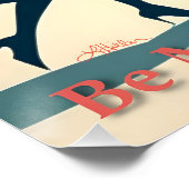 ミッドセンチュリーバレンタインお尻マルチニ踊りカップル ポスター (コーナー)