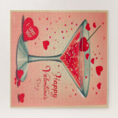 ミッドセンチュリーバレンタインマルティーニカクテル ジグソーパズル (横)