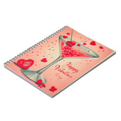 ミッドセンチュリーバレンタインマルティーニカクテル ノートブック (左側)