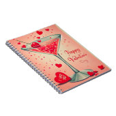 ミッドセンチュリーバレンタインマルティーニカクテル ノートブック (右側)