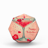 ミッドセンチュリーバレンタインマルティーニカクテル フォトブロック (正面)