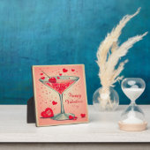 ミッドセンチュリーバレンタインマルティーニカクテル フォトプラーク (インサイチュ)