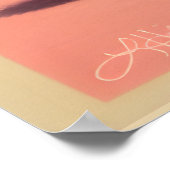 ミッドセンチュリーバレンタインマルティーニカクテル ポスター (角)