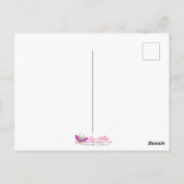 ミッドセンチュリーバレンタインモダンお尻踊りカップル ポストカード (裏面)