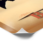 ミッドセンチュリーバレンタイン踊りカップルとマルティーニ ポスター (コーナー)