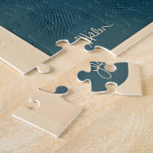 ミッドセンチュリーバレンタイン踊りカップル ジグソーパズル (側面)