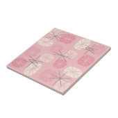 ミッドセンチュリーパターンオブロンズピンクバニラ タイル (側面)