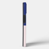 ミッドセンチュリーパープルピンク&スクリプトモノグラム Case-Mate iPhoneケース (裏面 / 右)