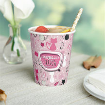 ミッドセンチュリーピンクハートキャッツ誕生日