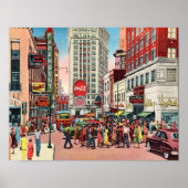 ミッドセンチュリーピークトリーセントアトランタジョージア ポスター (正面)