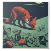 ミッドセンチュリーフォキシストロベリー狩り：魅惑 タイル (正面)