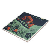 ミッドセンチュリーフォキシストロベリー狩り：魅惑 タイル (側面)