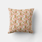 ミッドセンチュリーフラミンゴ クッション (裏面)