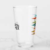 ミッドセンチュリーブラックキャットデザイン タンブラーグラス (右)