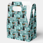 ミッドセンチュリーブラックキャットパターン フェイバーボックス (オープン)