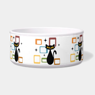 ミッドセンチュリーブラックキャット ボウル