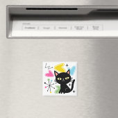 ミッドセンチュリーブラックキャット マグネット (インサイチュ (食洗機))