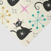 ミッドセンチュリーブラックスターバスト猫 薄葉紙 (詳細)