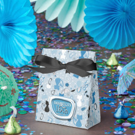 ミッドセンチュリーブルーハートキャッツ誕生日 フェイバーボックス