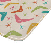 ミッドセンチュリーブーメランとレトロスターバスト カッティングボード (角)