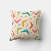 ミッドセンチュリーブーメランとレトロスターバスト クッション (裏面)