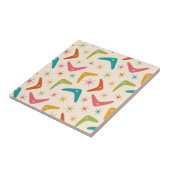 ミッドセンチュリーブーメランとレトロスターバスト タイル (側面)