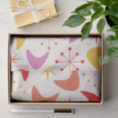 ミッドセンチュリーブーメランと原子カラフル星 薄葉紙 (ギフト)