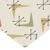 ミッドセンチュリーブーメラン数々のズスターバスト色 ショートテーブルランナー (コーナー)