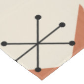 ミッドセンチュリーブーメラン数々のズスターバスト色 テーブルクロス (アングル)