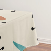 ミッドセンチュリーブーメラン数々のズスターバスト色 テーブルクロス (インサイチュ)