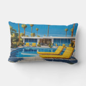 ミッドセンチュリープモダンール ランバークッション (裏面)